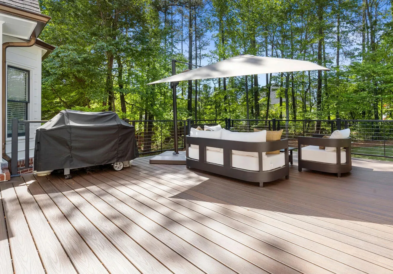 Composite deck installation by Brawner Renovations in Marietta.