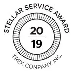 Trex Company Inc. Stellar Service Award 2019