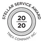 Trex Company Inc. Stellar Service Award 2020